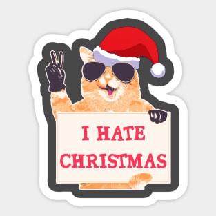 I Hate Christmas Sticker